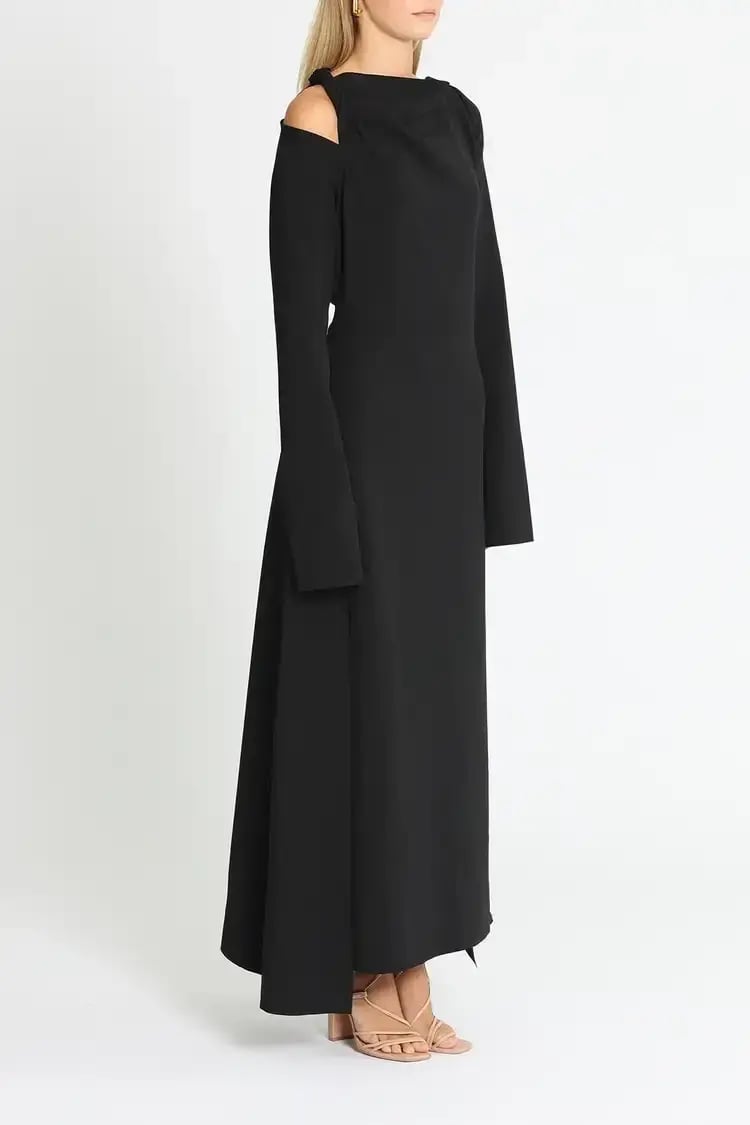 Camilla and Marc Grayson Midi Dress in Black Size 12 photo 2