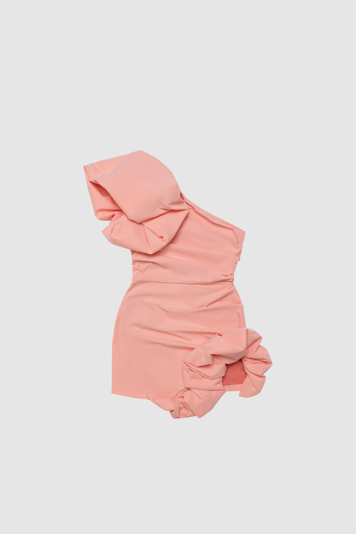 THE WOLF GANG OCTAVIA MINI DRESS - SALMON photo 6