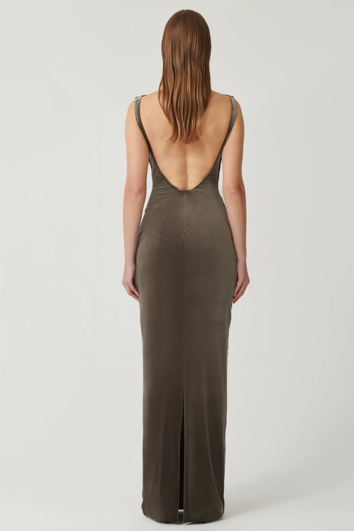 EFFIE KATS VERONA GOWN - MINK VELVET photo 4