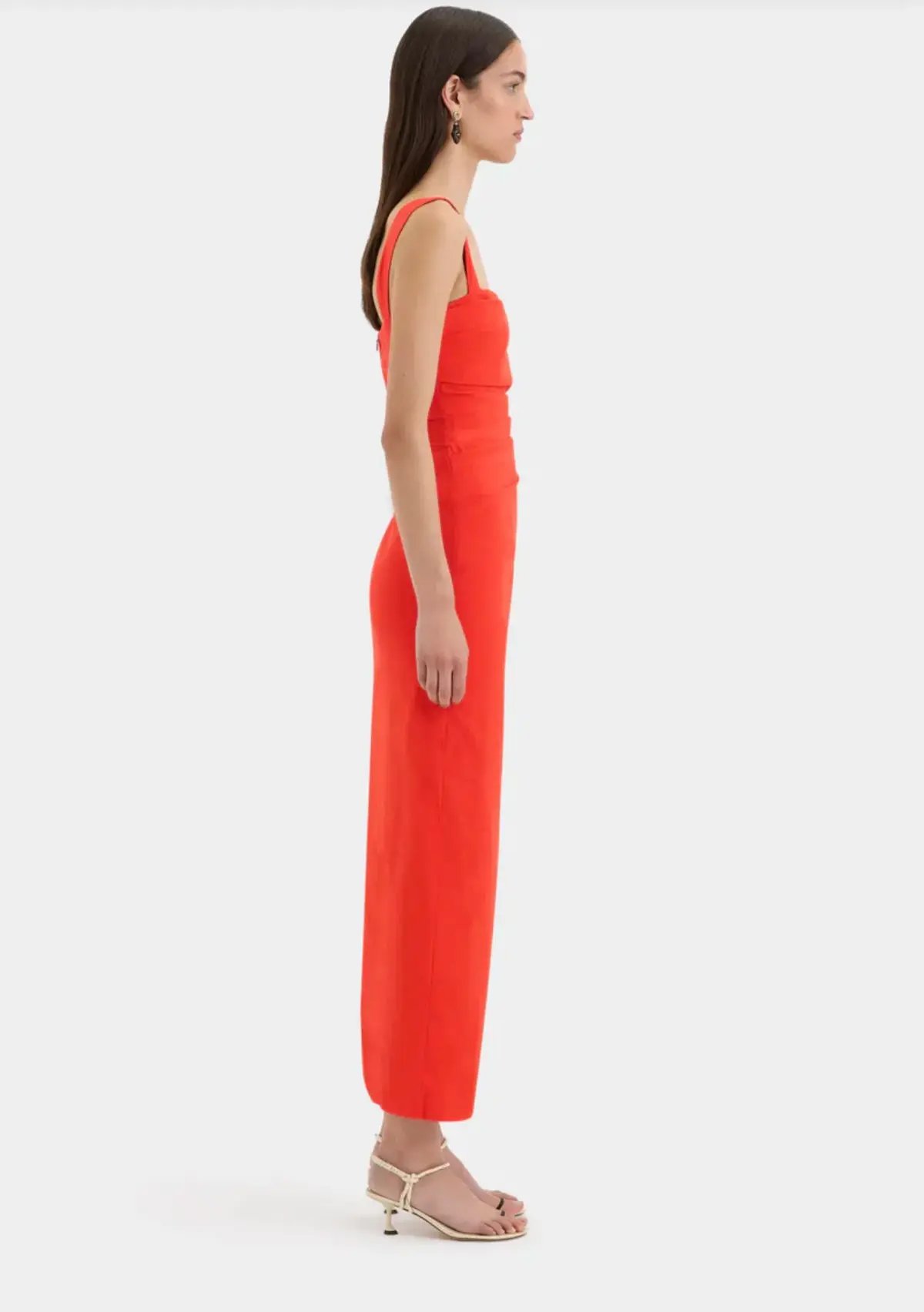 Sir The Label Dahlia Balconette Gown Tangerine Size 1/Au 8 photo 4