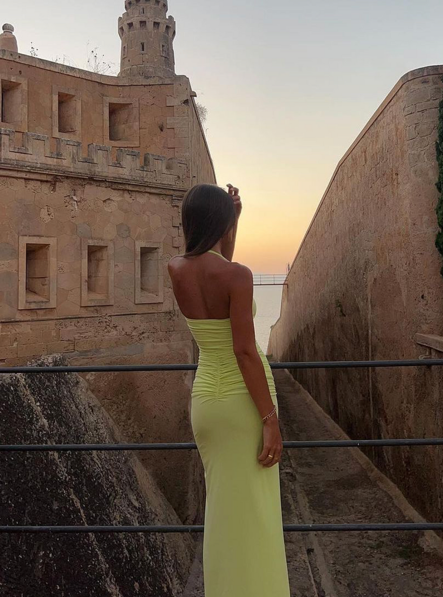 Natalie Rolt Shontae Gown - Citron photo 2