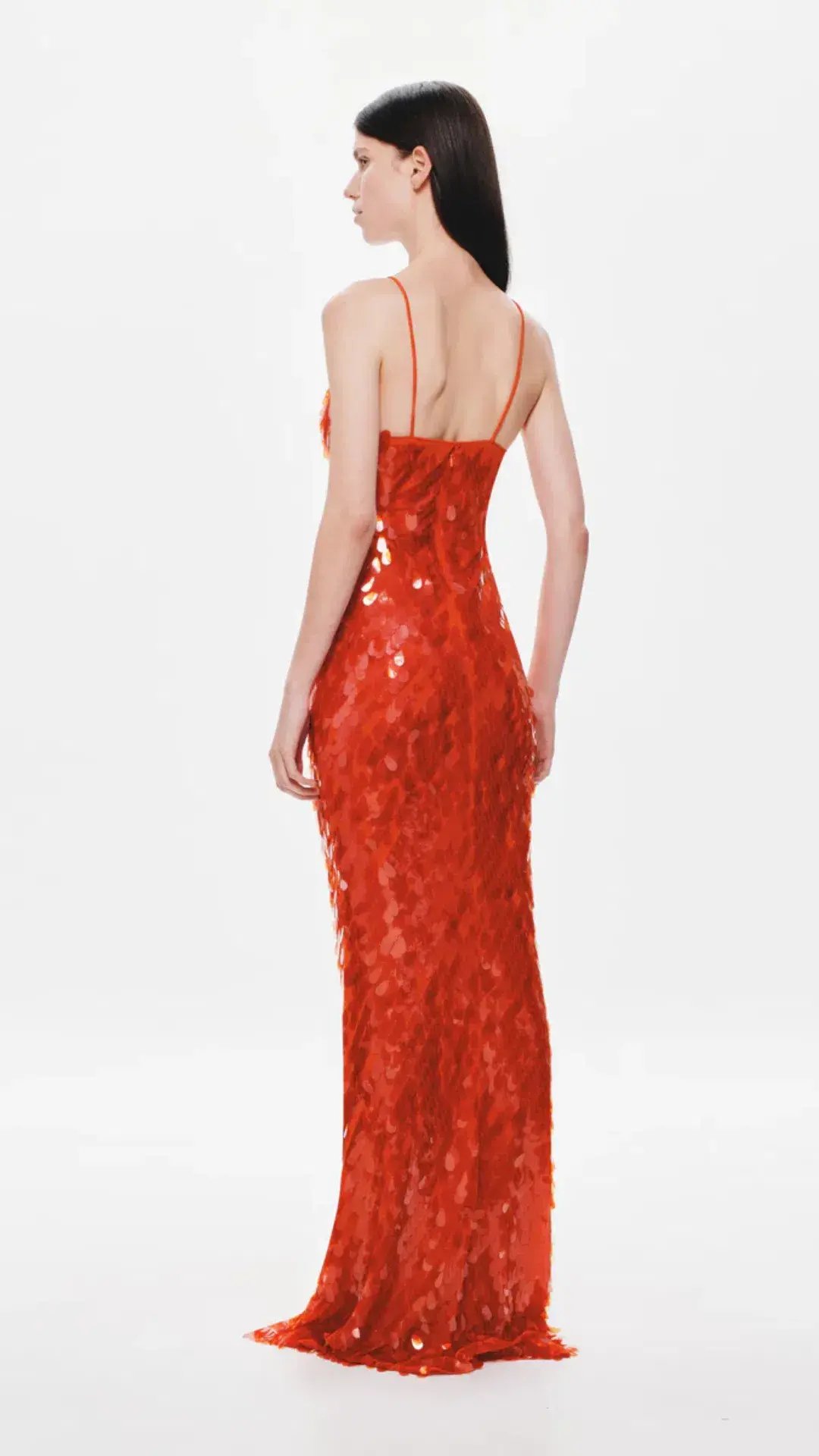 Misha  Sapphire Sequin Dress in Red Size S / Au 8 photo 3