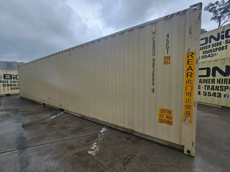 40ft High Cubes Light Beige - Single Use - Doors Both Ends PAY ON DELIVERY photo 10
