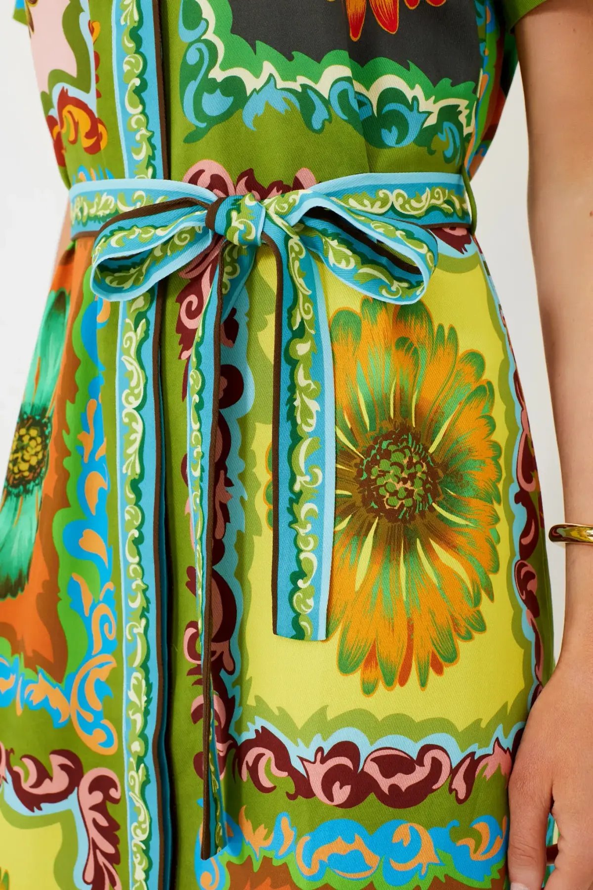 Alemais Disco Daisy Shirtdress Multi Size 8 photo 6