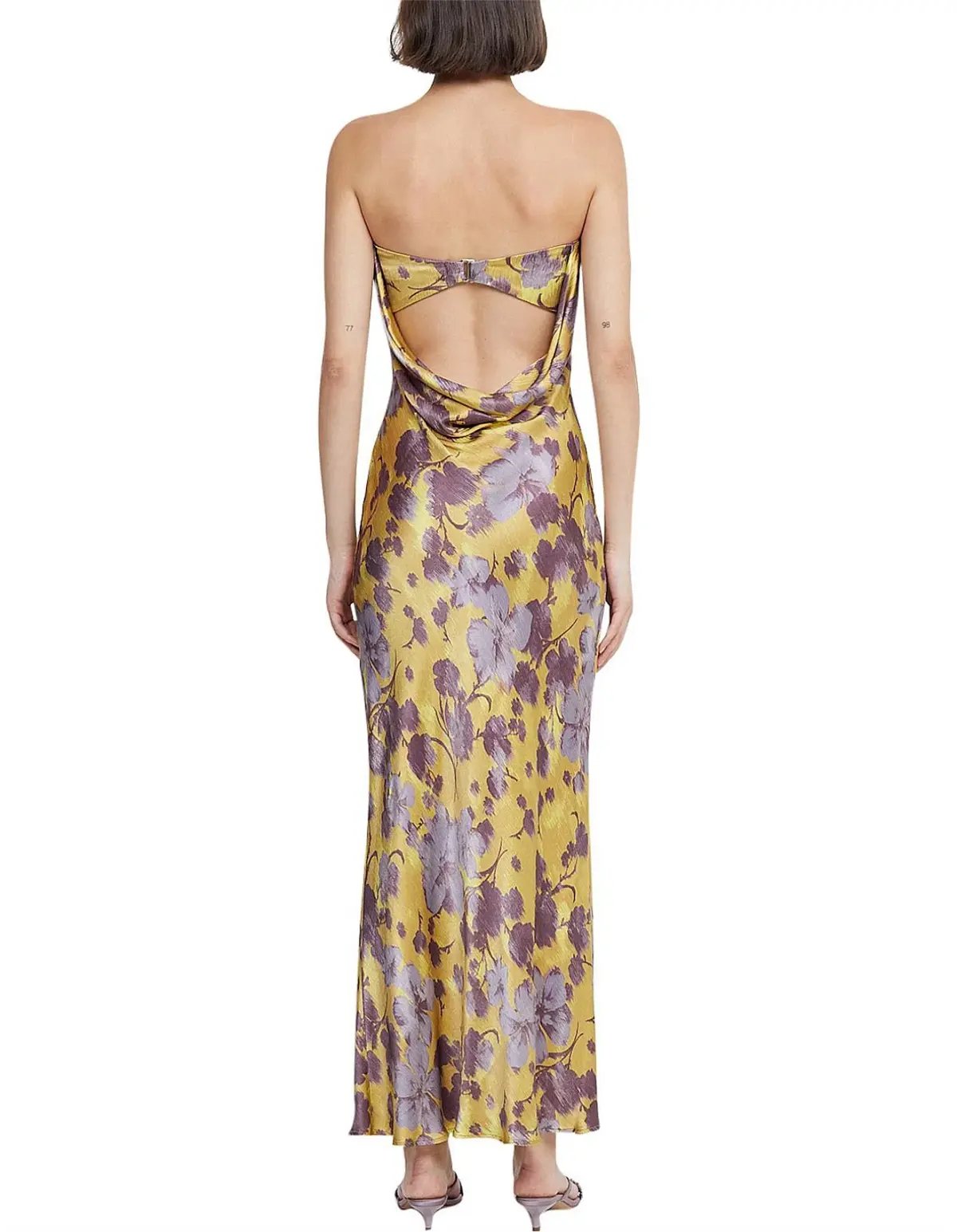 Bec & Bridge Moondance Strapless Maxi Dress Golden Violet Size XS / AU 6 photo 3