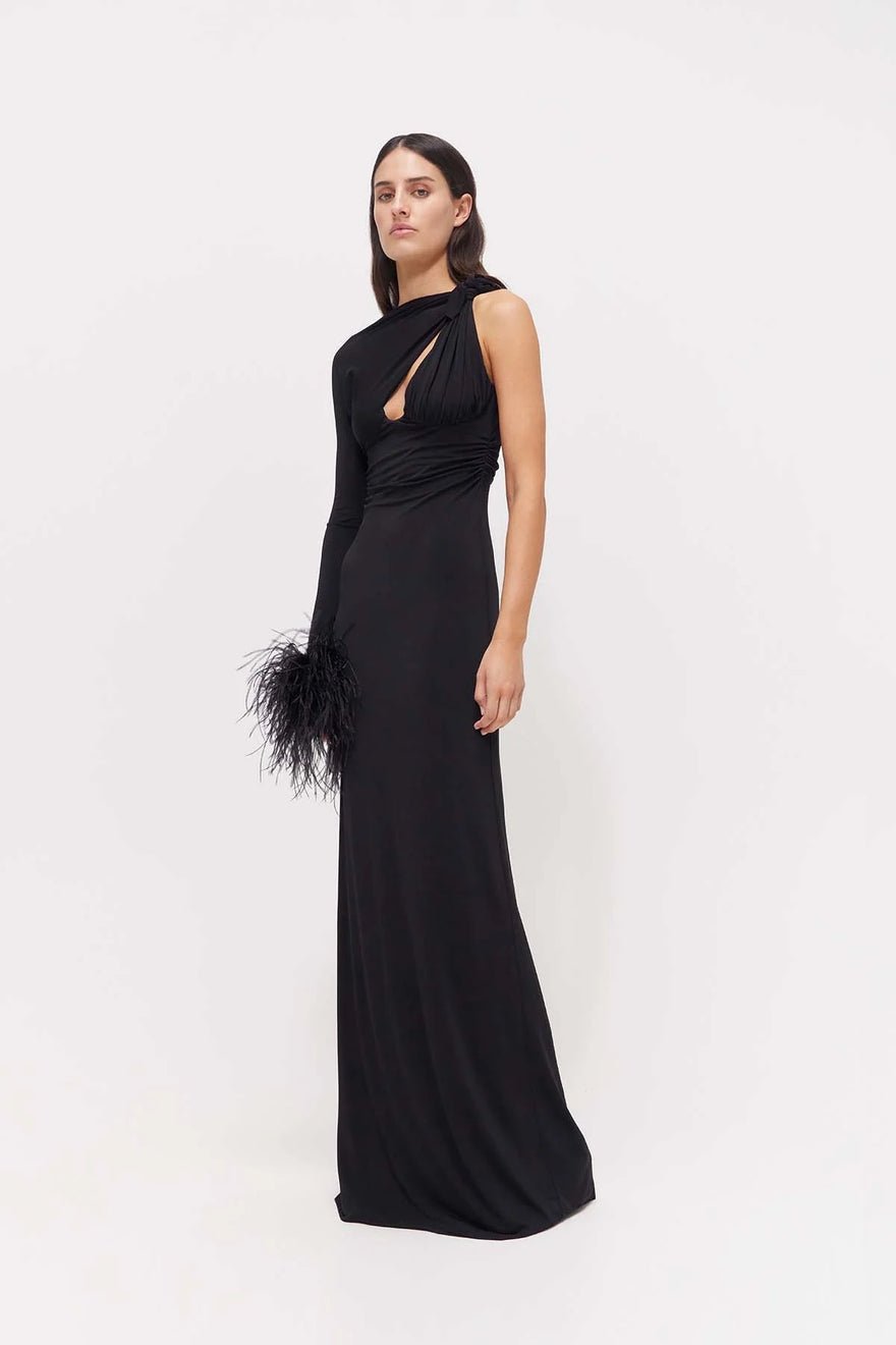 Rachel Gilbert Tanner Gown - Black photo 4