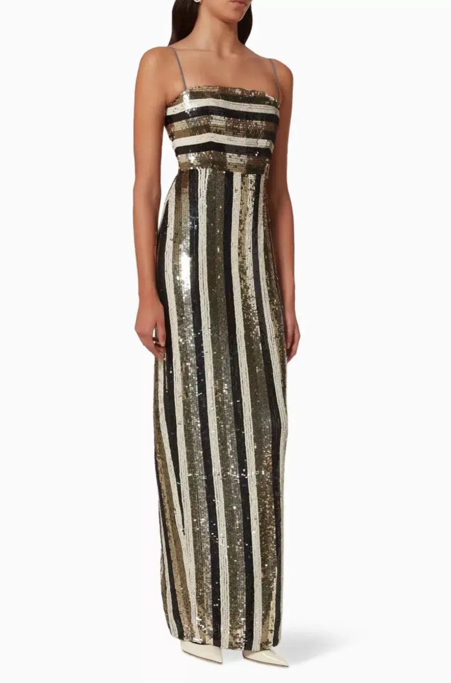 Rachel Gilbert Titan Gown Sequin Size 3 / AU 12 photo 2