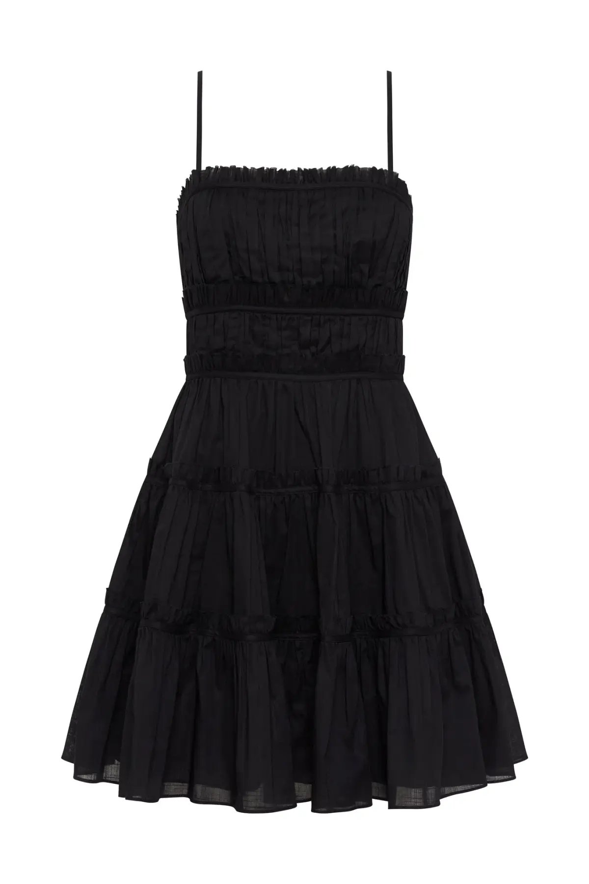 Aje Breathless Mini Dress Black Size 12 photo 4