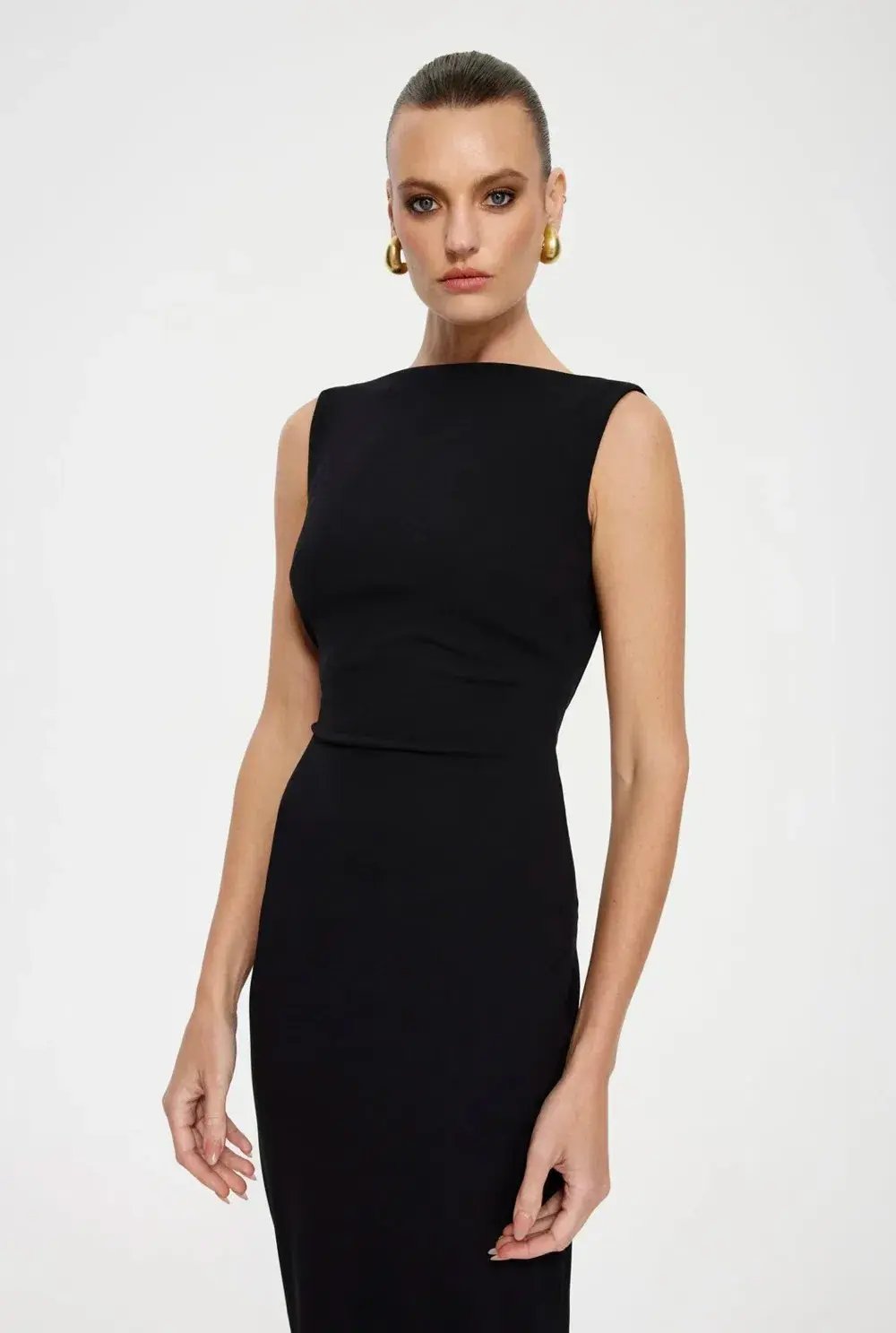 Effie Kats Verona Gown Black Size AU 10 photo 2