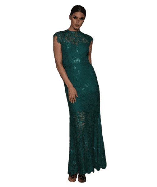 Elle Zeitoune Demi Gown - Jade photo 5