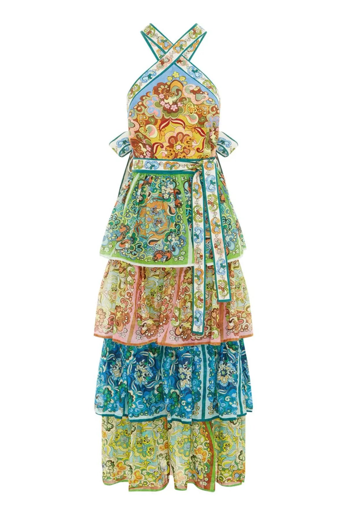 Alemais    Dreamer Halter Tier Dress   Size 10 photo 5