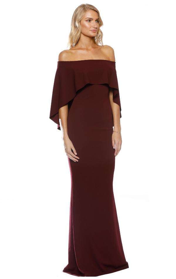 Composure Gown in Wine photo 2