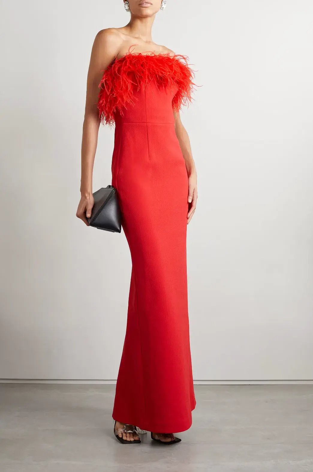 Rebecca Vallance Scarlett Gown Red Size 8 photo 4