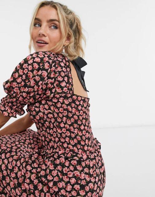 Sister Jane Maxi Floral Dress Print Size 10 photo 3
