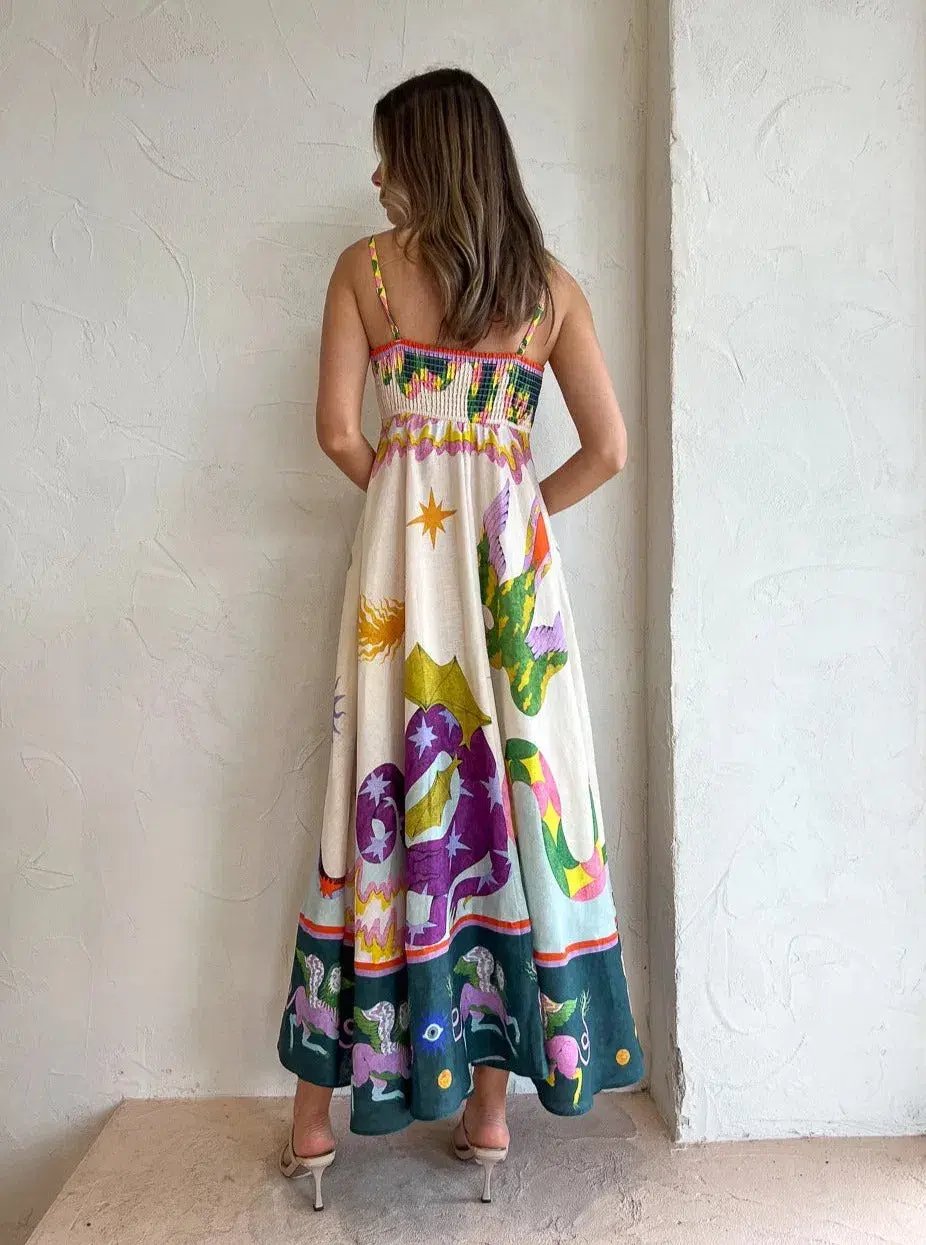 Alemais Seeker Sun Dress Print Size 6 photo 3