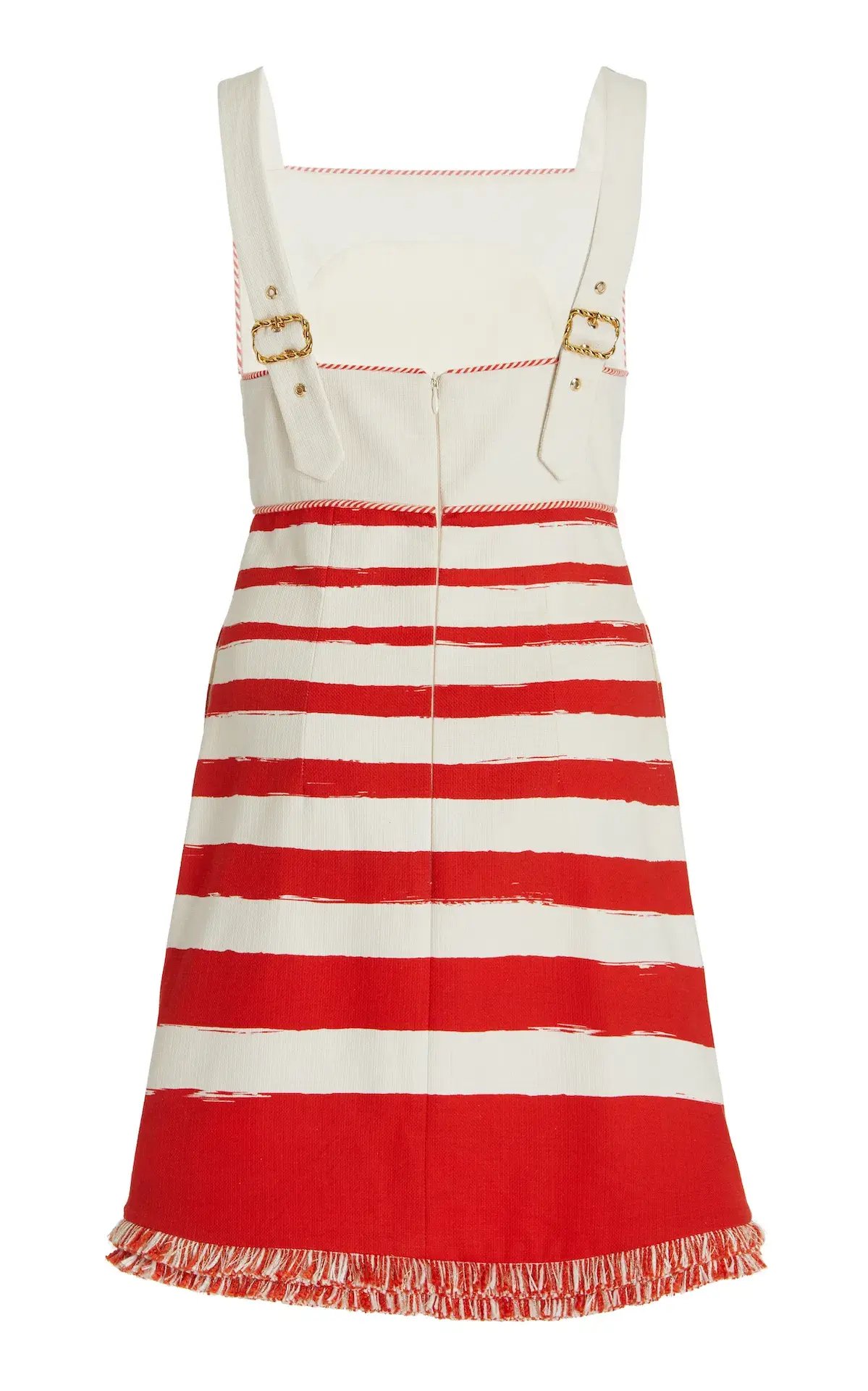 Zimmermann Postcard Striped Cotton Mini Dress Print Size 1/AU 10 photo 3