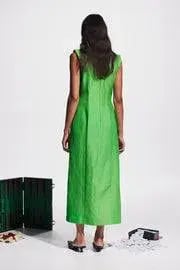 Alemais Dazzle Midi Dress Green Size AU 10 photo 3