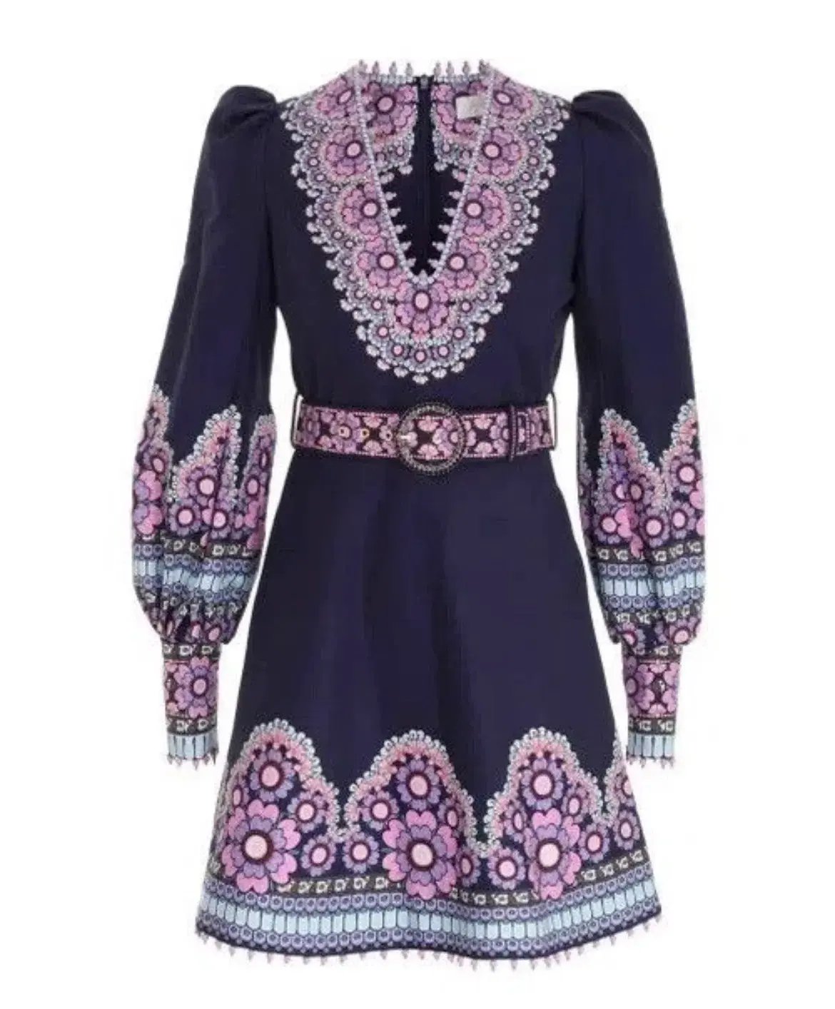 Zimmermann Dress Gemini Daisy Celestial Beaded Mini Size 10 photo 3