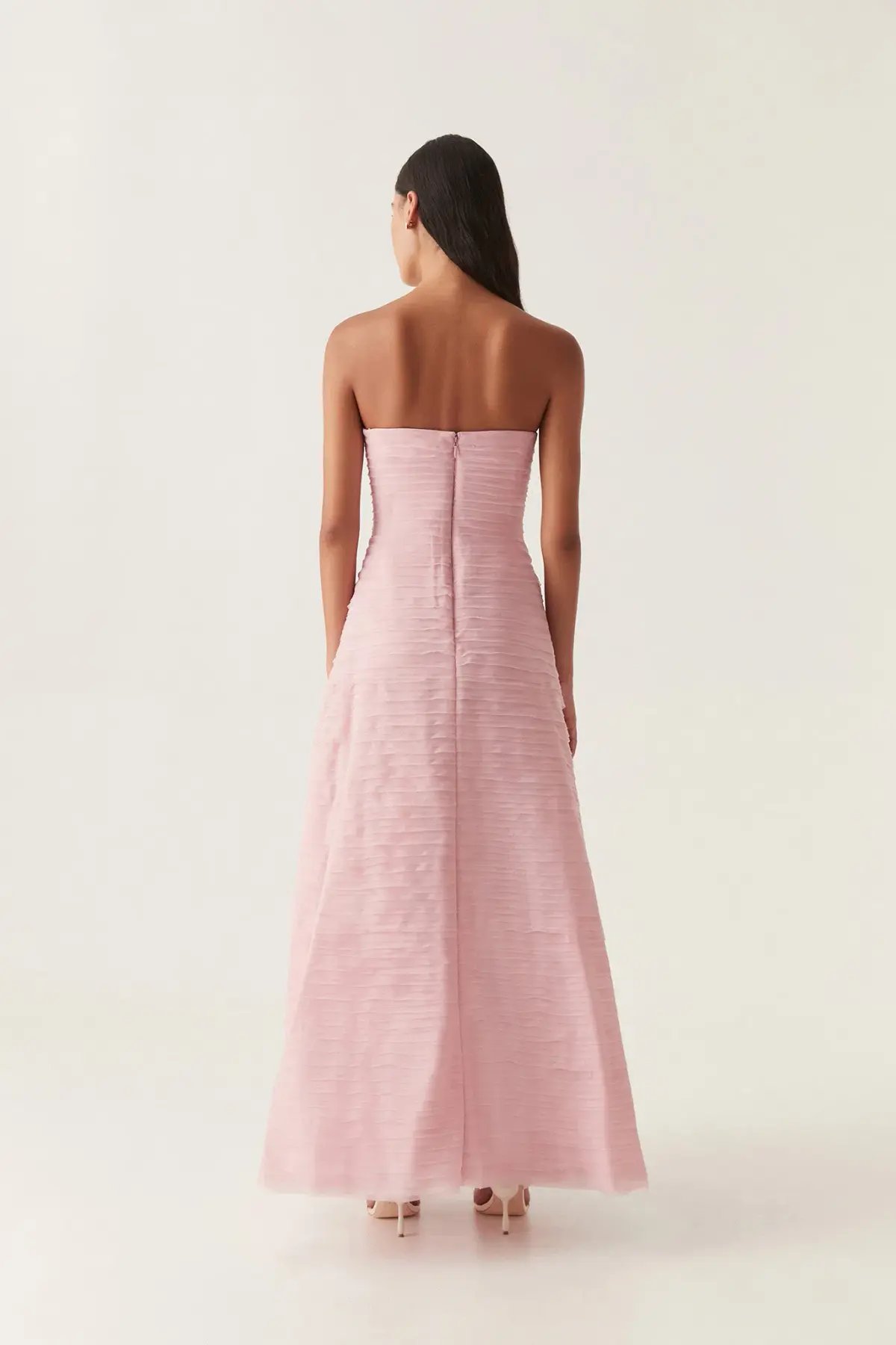 Aje Soundscape Maxi Dress Pink Size 6 photo 2