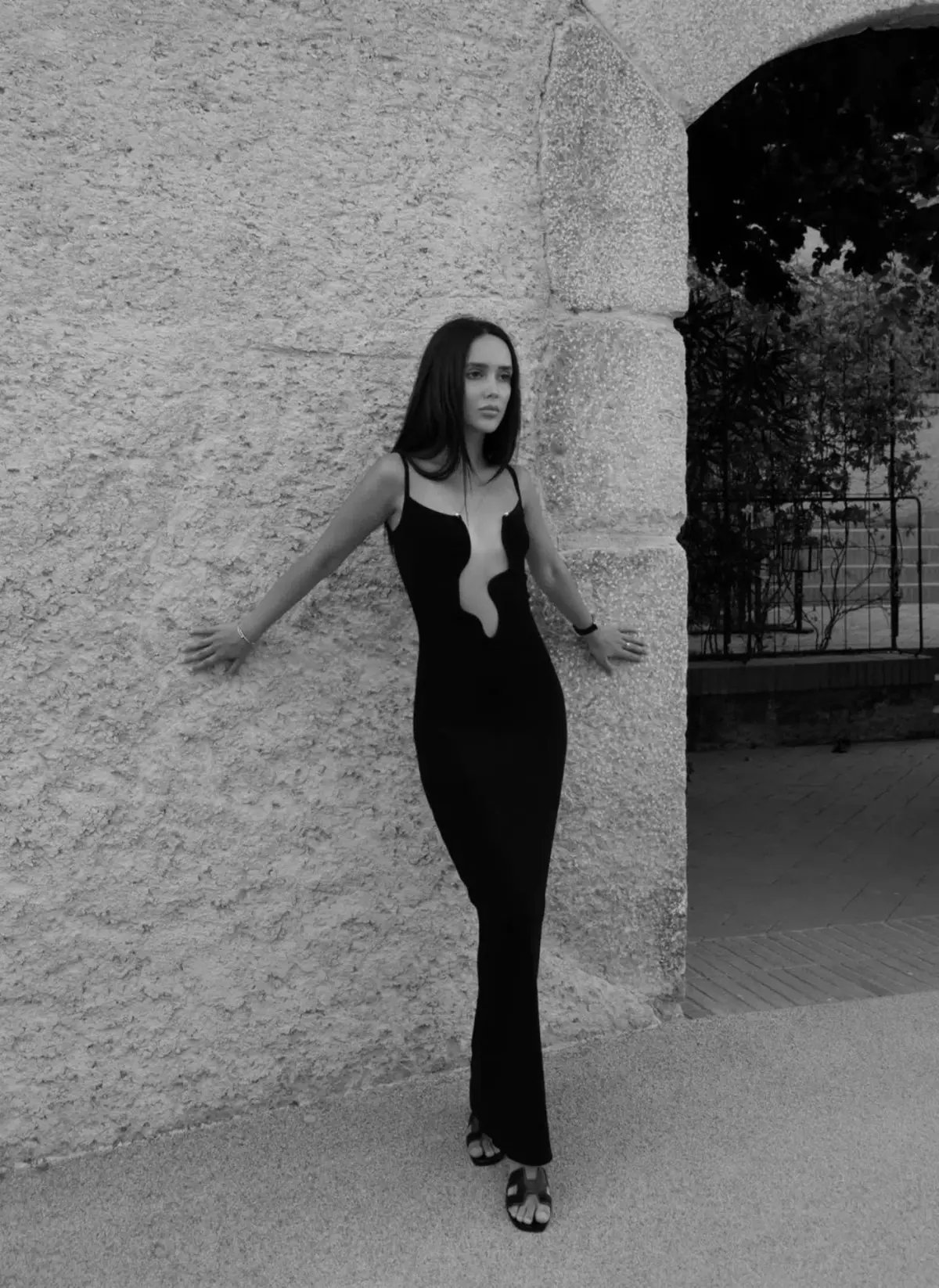 Christopher Esber Salacia Wire Column Dress Size 4 photo 6