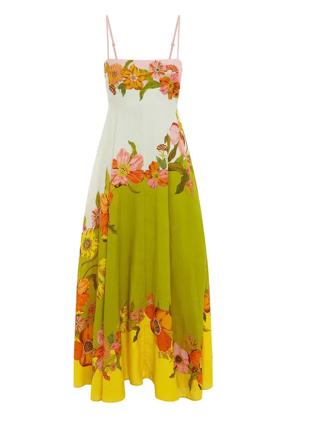 Alemais Silas Linen Sundress Floral Size 10 photo 4