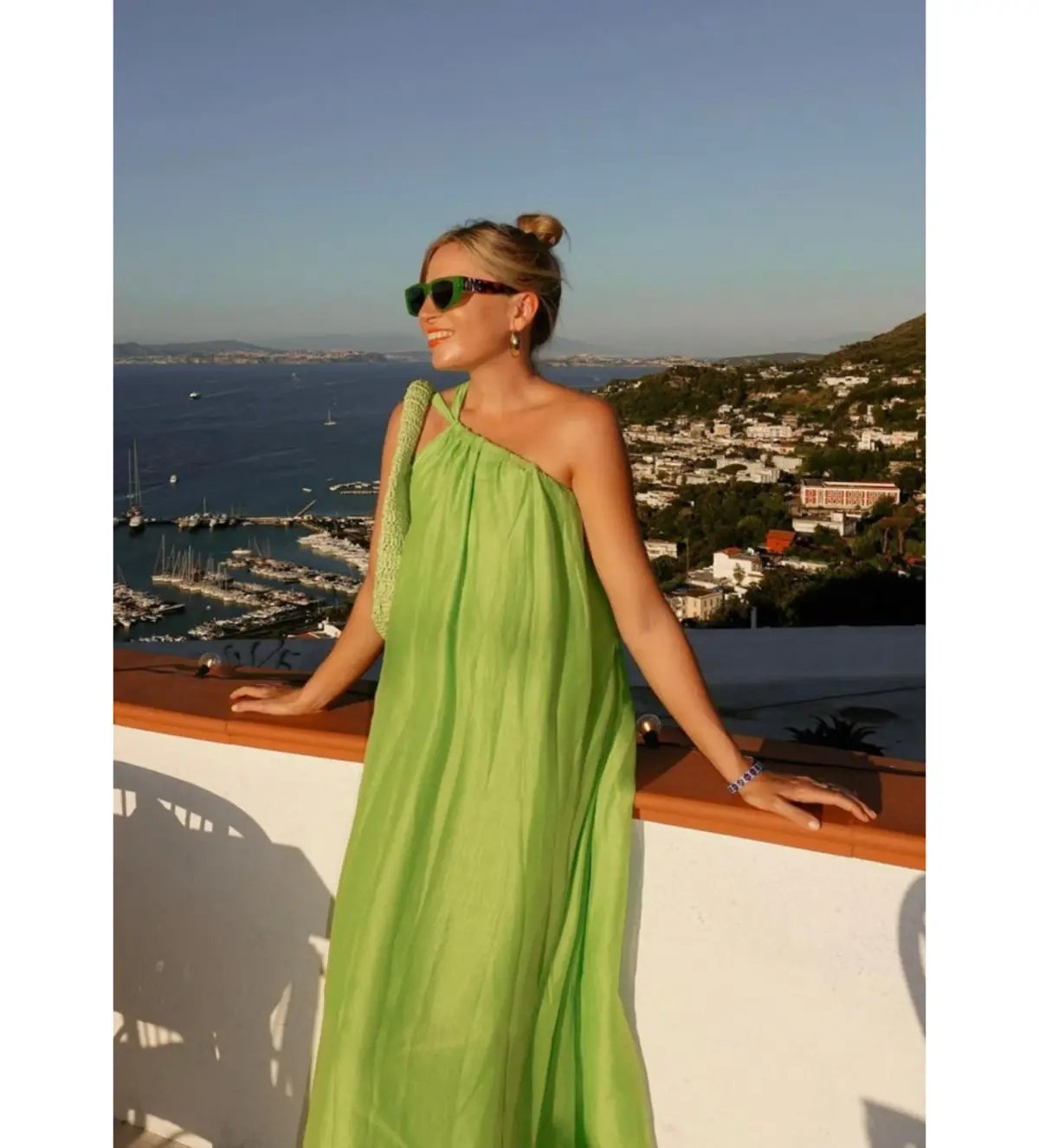 Tojha Lola Maxi Dress Lime Size AU 8 photo 6