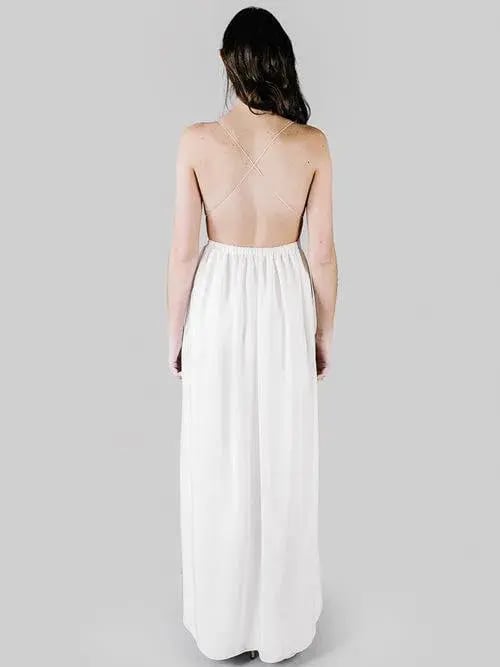 Natalie Rolt white linen dress photo 2