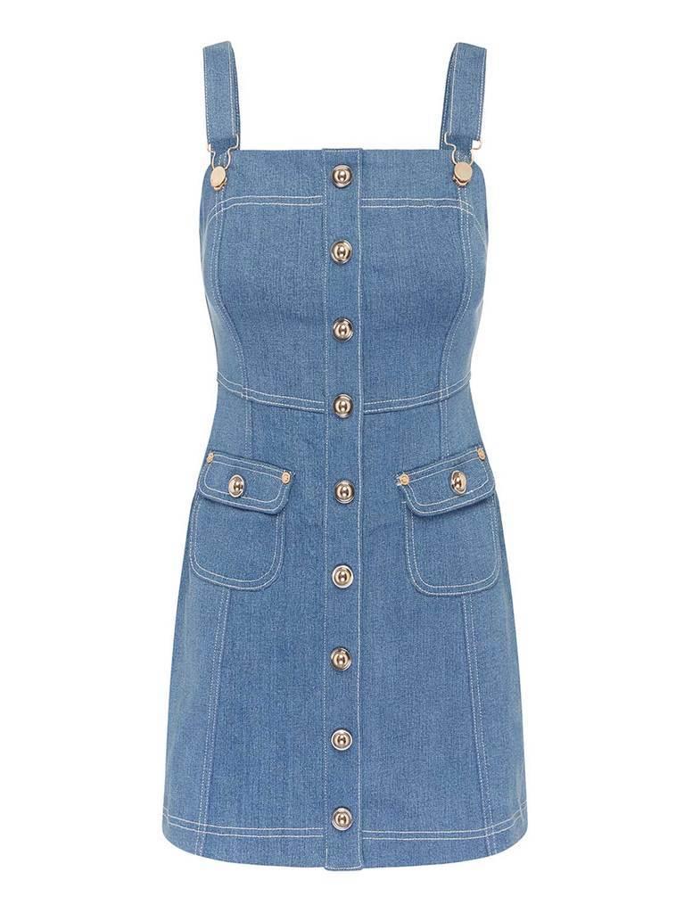 Alice Mccall Woodstock Mini Dress Blue Size 8 photo 2