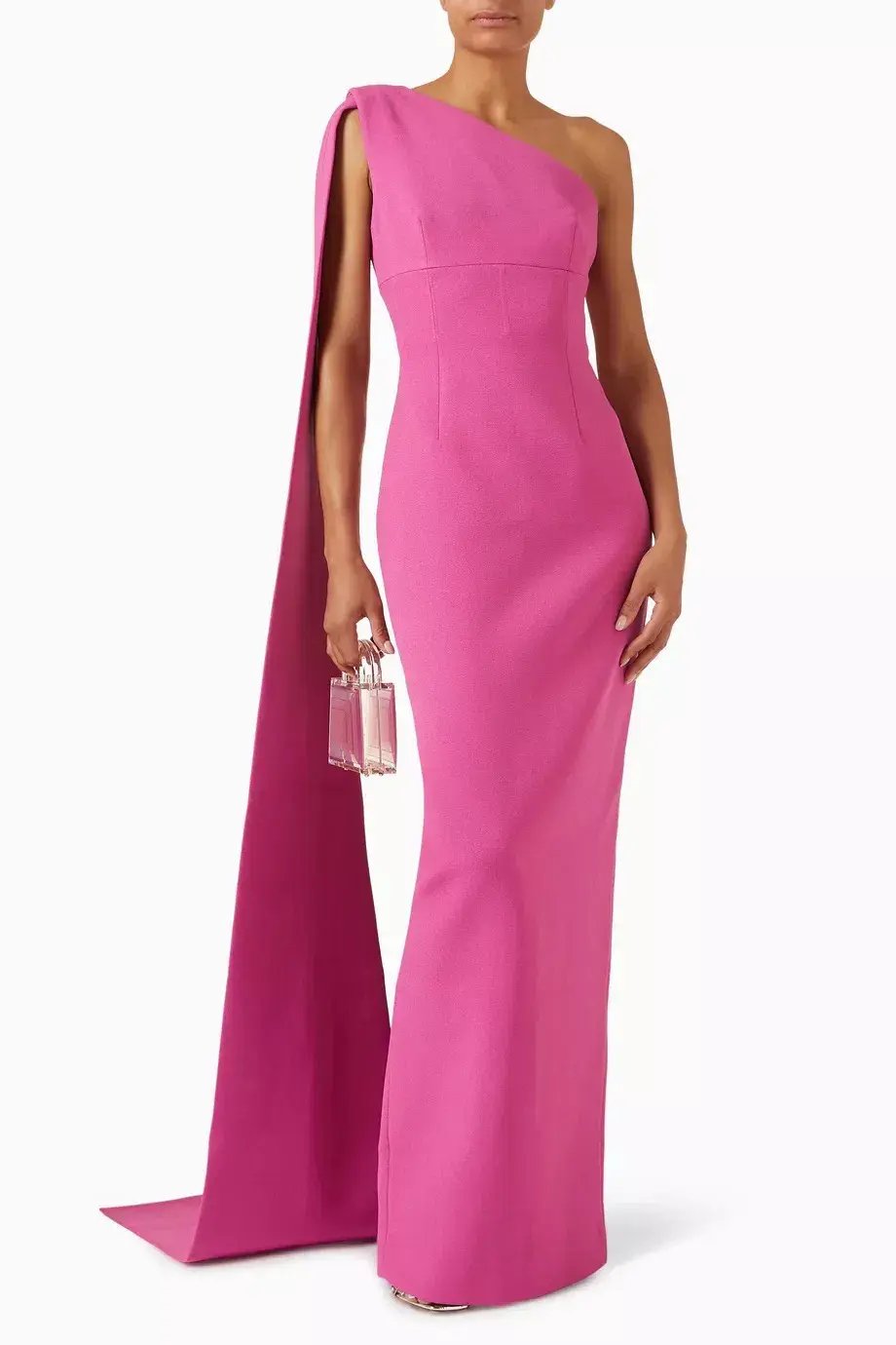 Rachel Gilbert Clara Gown Hot Pink Size AU 12 photo 3