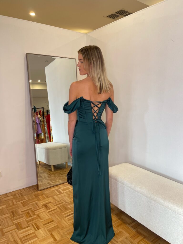 Tania Olsen Carmi Gown Emerald photo 5