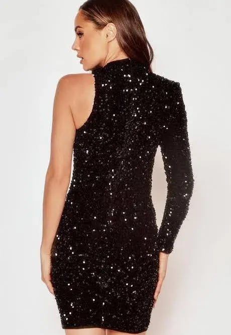 Bianca and Bridgett Catalina Mini Dress Black Size 6 photo 3