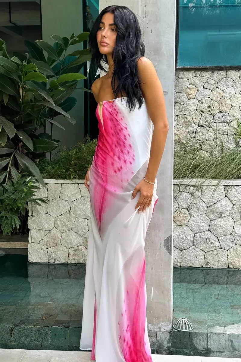 HNTR The Label Alessia Maxi Dress Lillie Size 10 photo 3