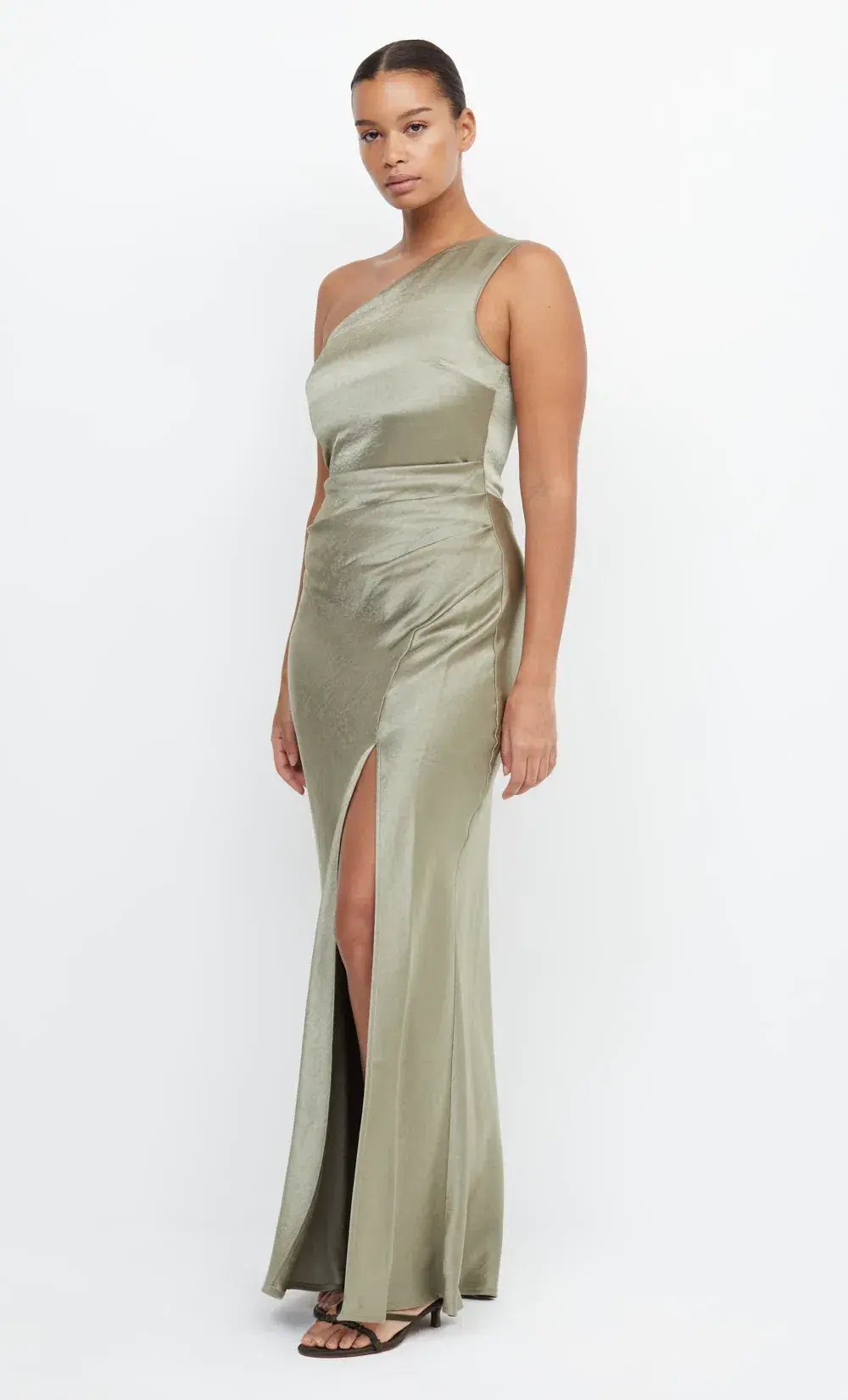 Bec & Bridge The Dreamer Asym Dress Sage Size 8 photo 4