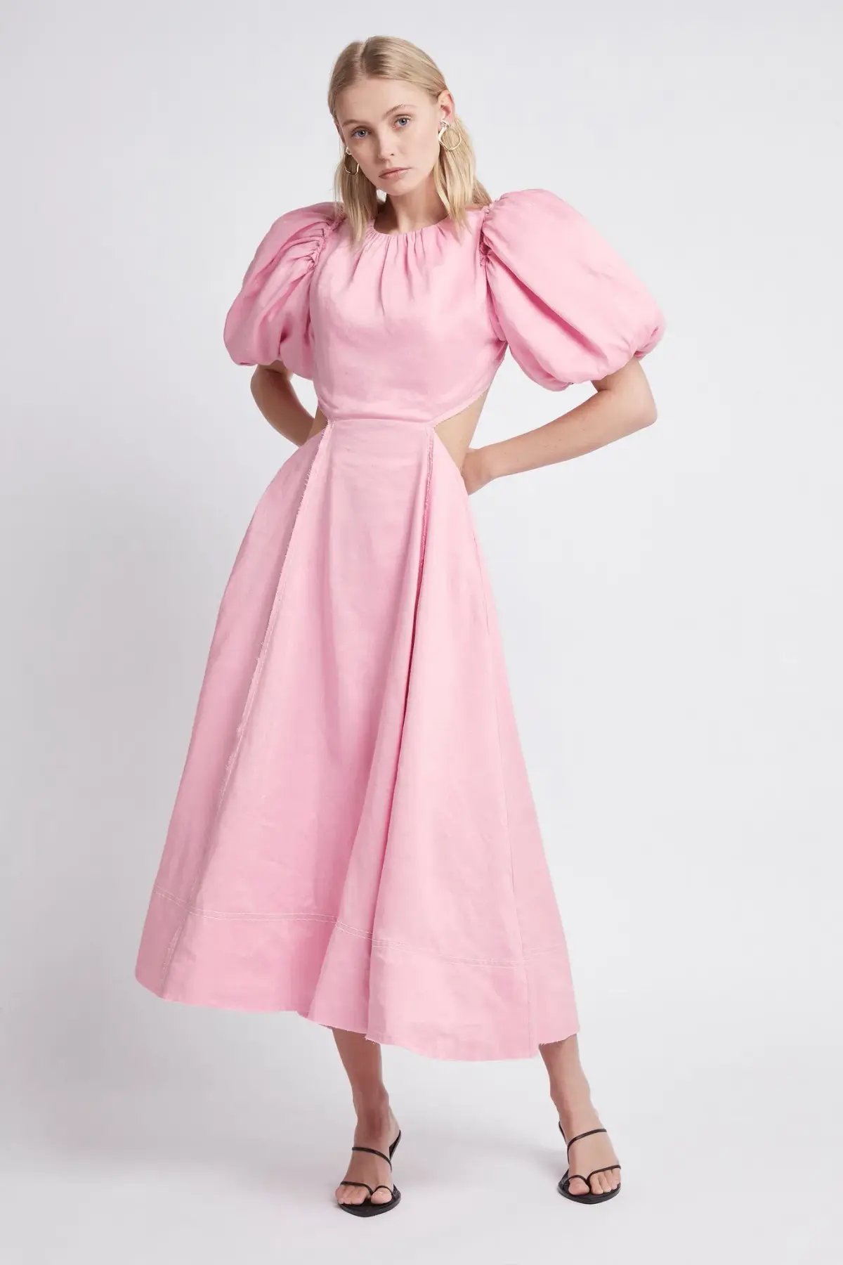 Aje Serendipity Cut Out Dress Musk Pink Size AU 8 photo 2