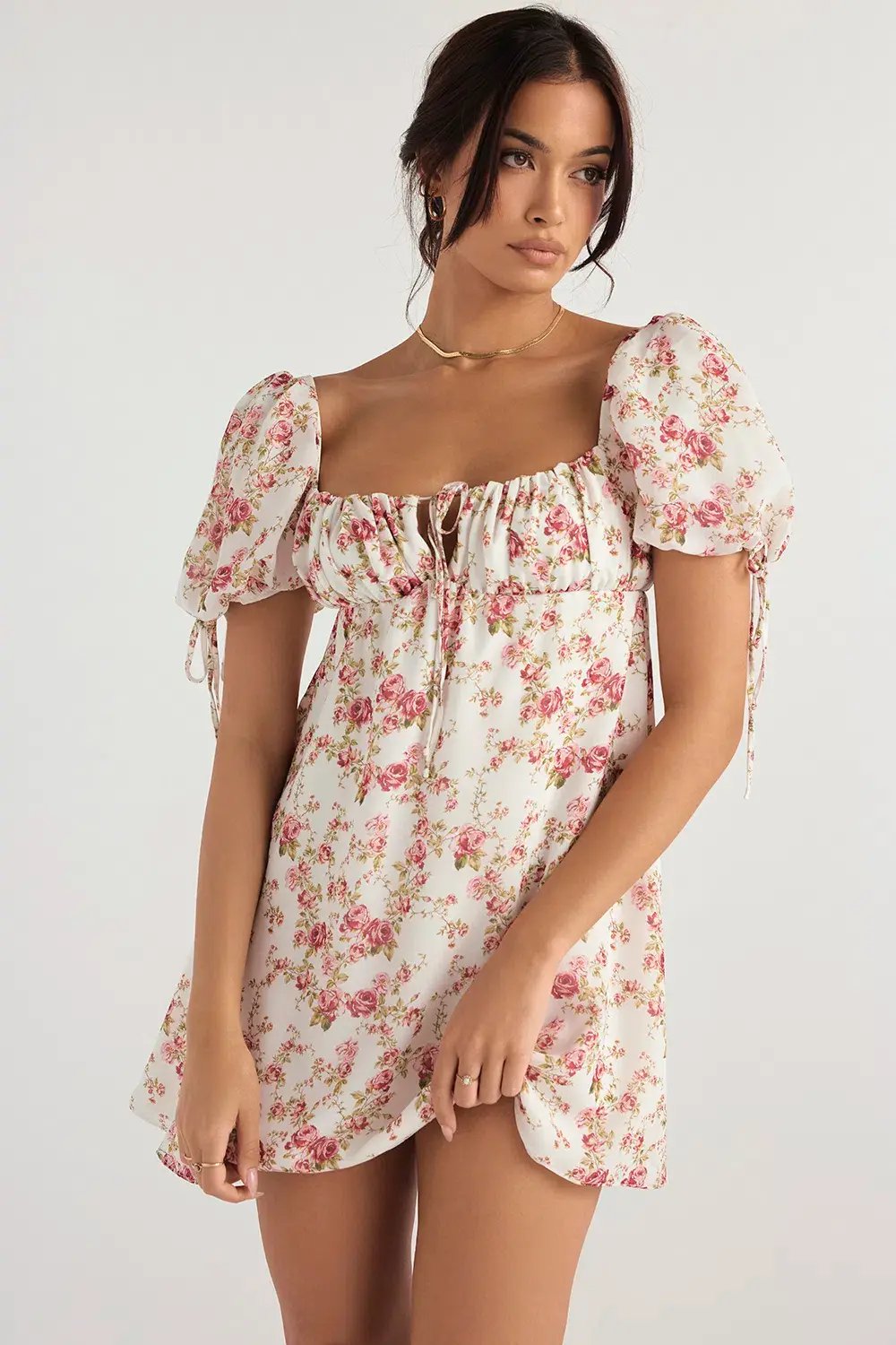 House of CB Princess Mini Dress Floral Size 8 photo 5