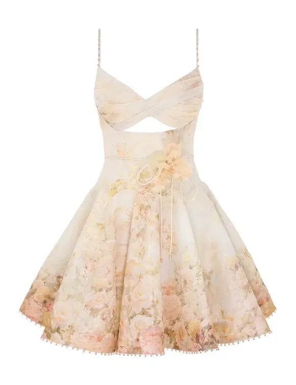 Zimmermann Memento Twist Front Mini Dress Size 3 / AU 14 photo 3