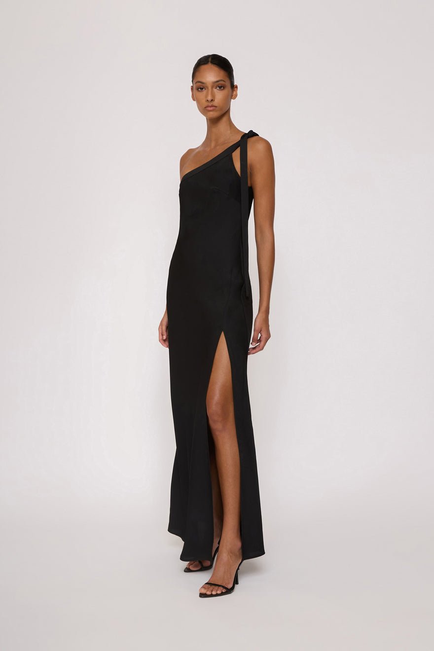 By Johnny Beverly Tie Shoulder Gown photo 3
