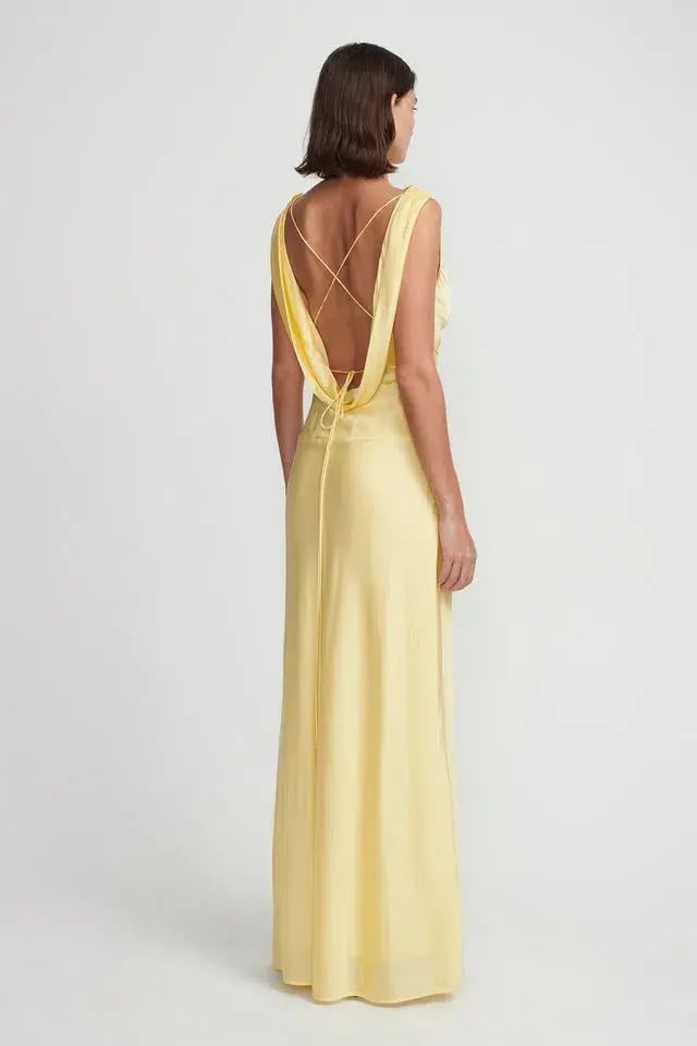 Hansen and Gretel Clara Bias Dress Butter Size XS / AU 6 photo 3