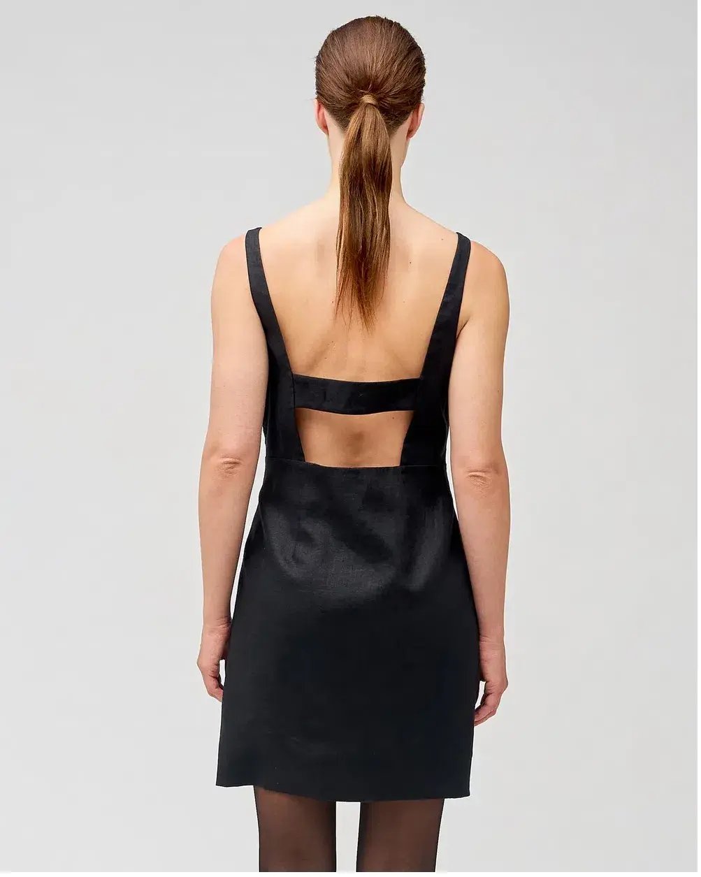 Oroton Flower Sequin Shift Dress Black Size AU 12 photo 4
