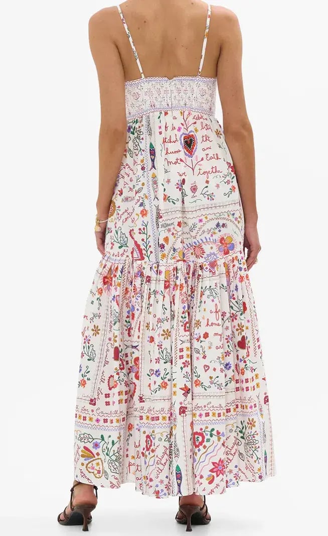 Camilla Strappy Dress With Full Skirt A Kitsch In Time Size XS (8) photo 2