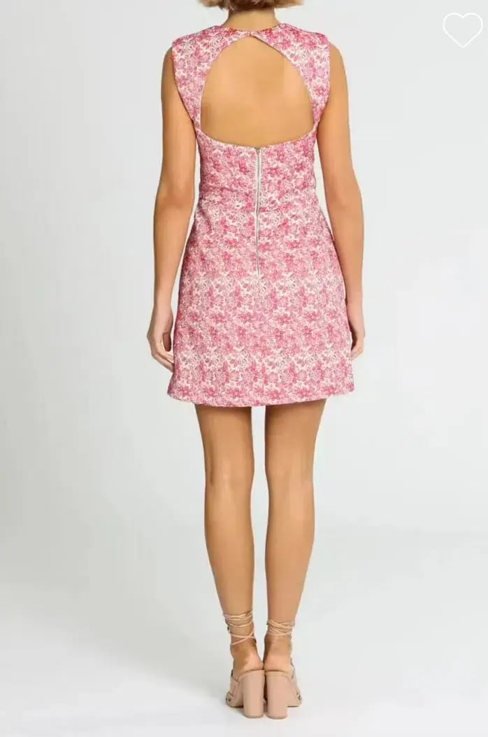Rebecca Vallance Estelle Mini Dress Pink Size 10 photo 2