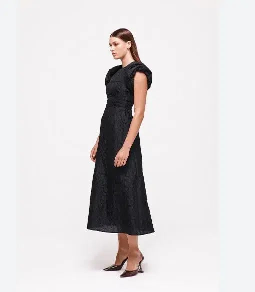 Rachel Gilbert Sophy Dress Black Size AU 14 photo 3