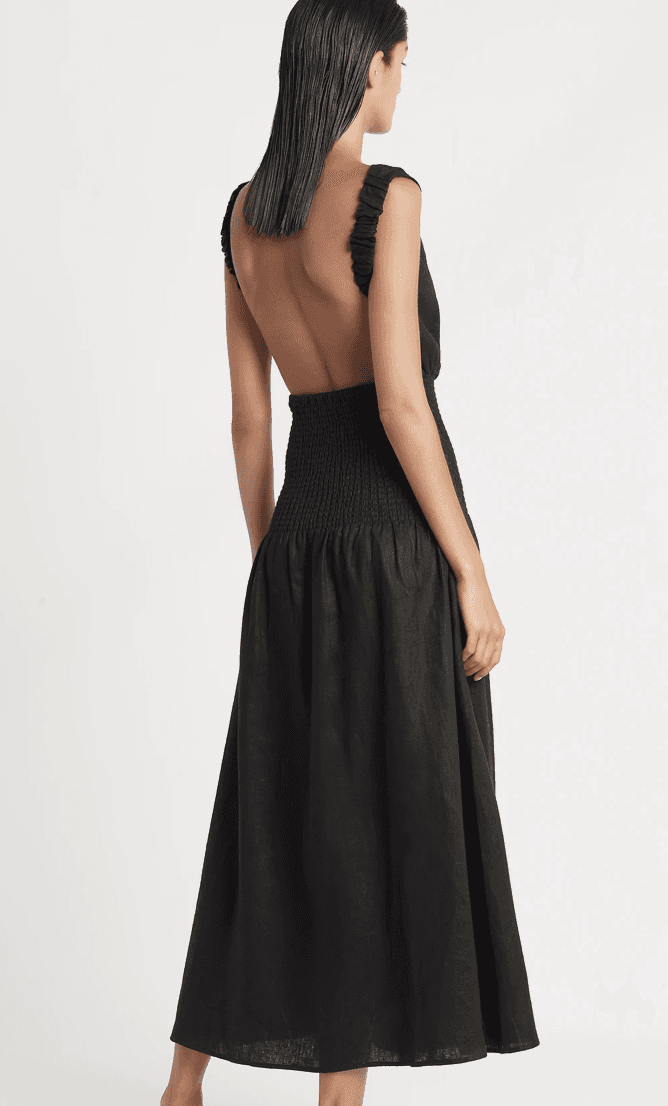 Sir The Label Lorena Open Back Maxi Dress Black | AU 6 photo 2
