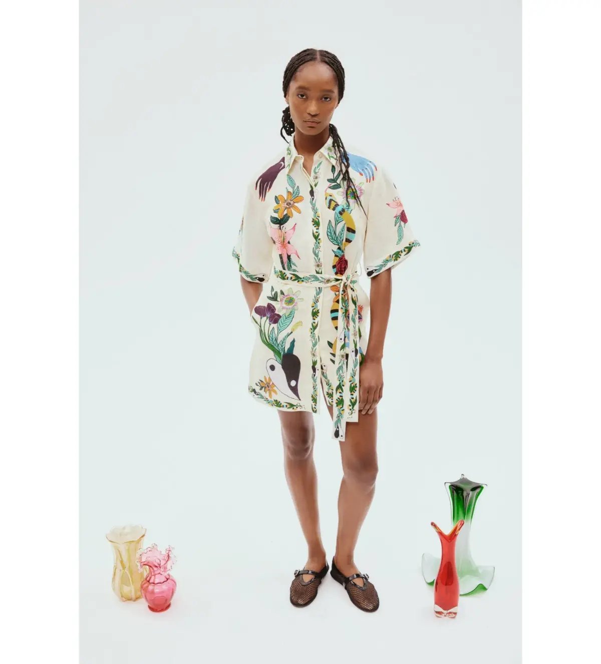 Alemais Meagan Mini Dress in Print Size 10 photo 2