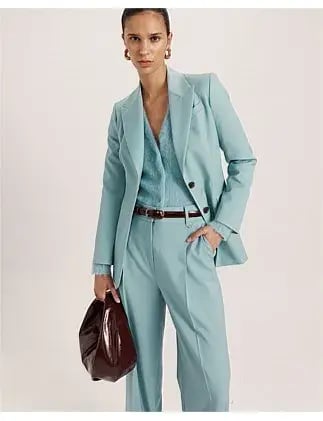 Saba Suki Classic Blazer Mint Size 12 photo 2
