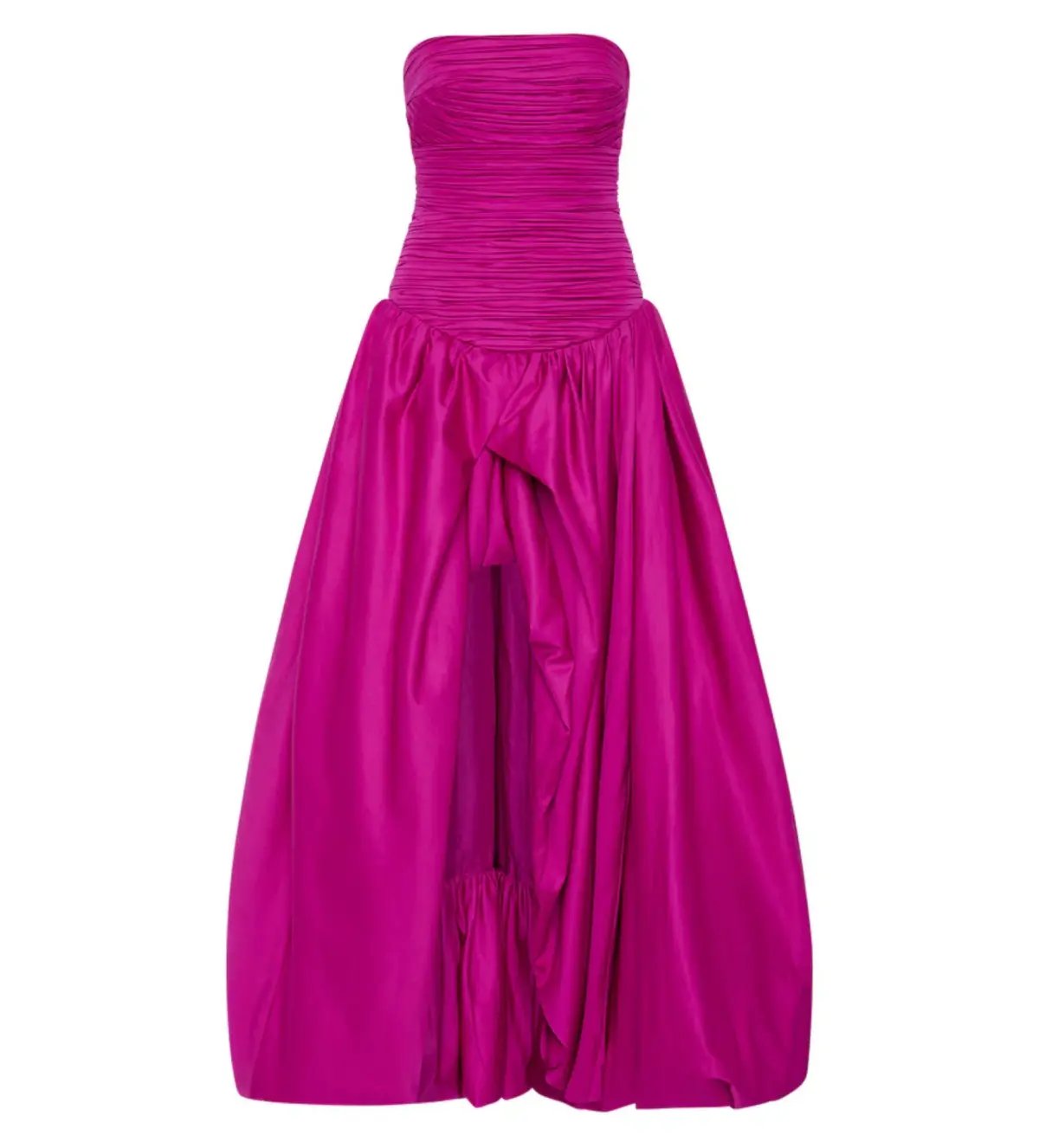Aje Violette Bubble Hem Maxi Dress in Deep Magenta Size AU 6 photo 5