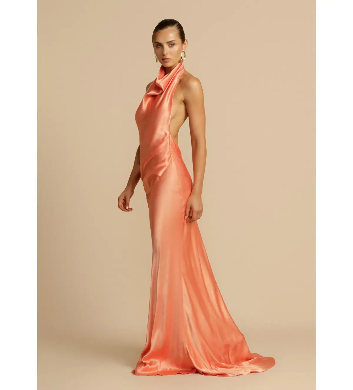 Arcina Ori Gaia Dress Papaya  Size 8 photo 2