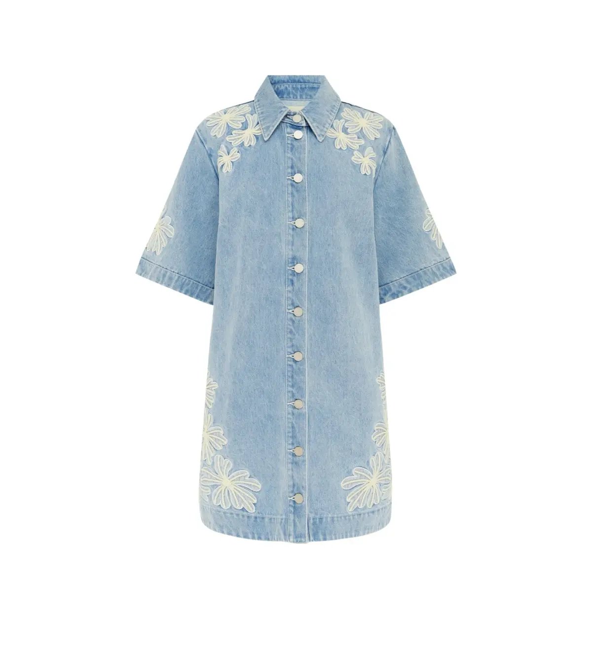 Alemais Charlene Denim Mini Dress Size AU 16 photo 6