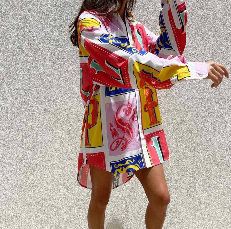 Something Very Special "BLSP" Oversized Shirt Dress photo 3