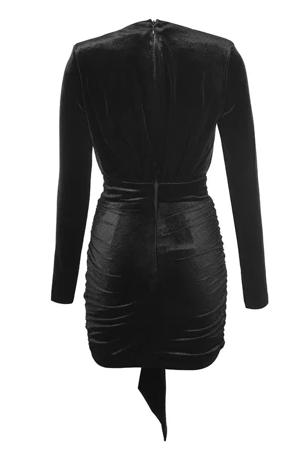 House of CB Mini Dress Black Size 8 photo 3